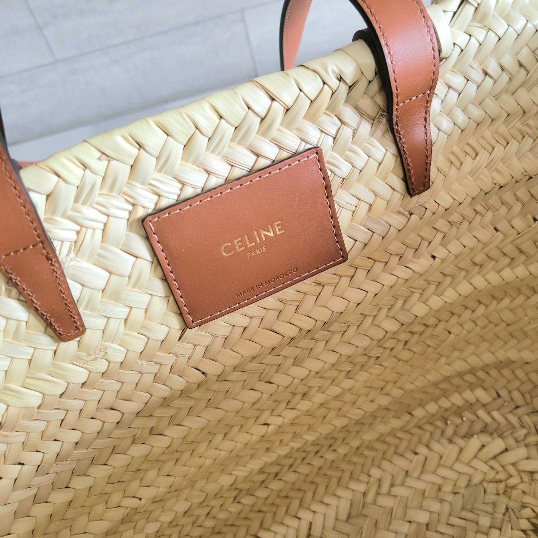 【新品未使用・訳アリ】CELINE/セリーヌ ミディアム クラシックパニエ タン