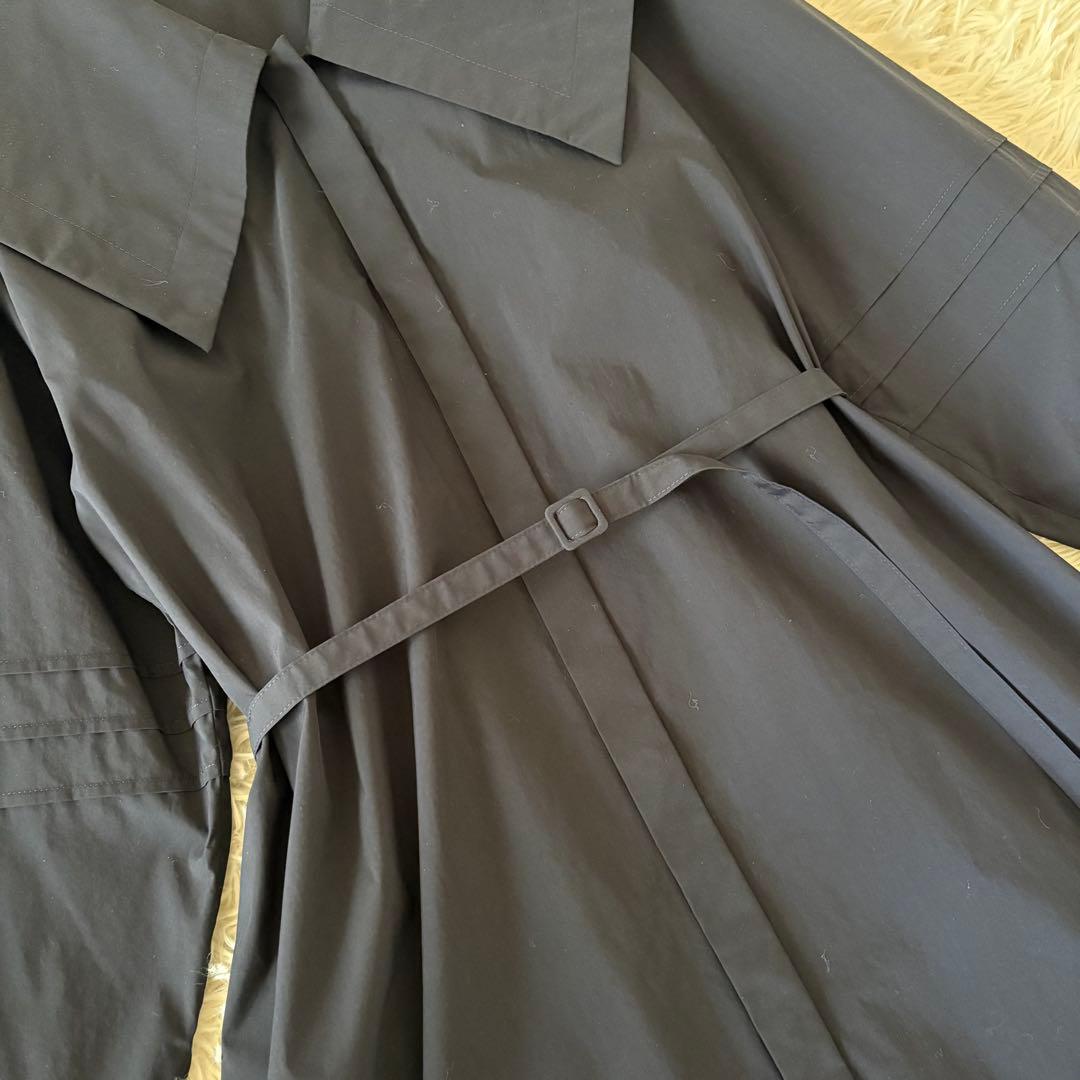 美品✨アドーア　コットンストレッチブロードワンピース　ビッグカラー　セーラー