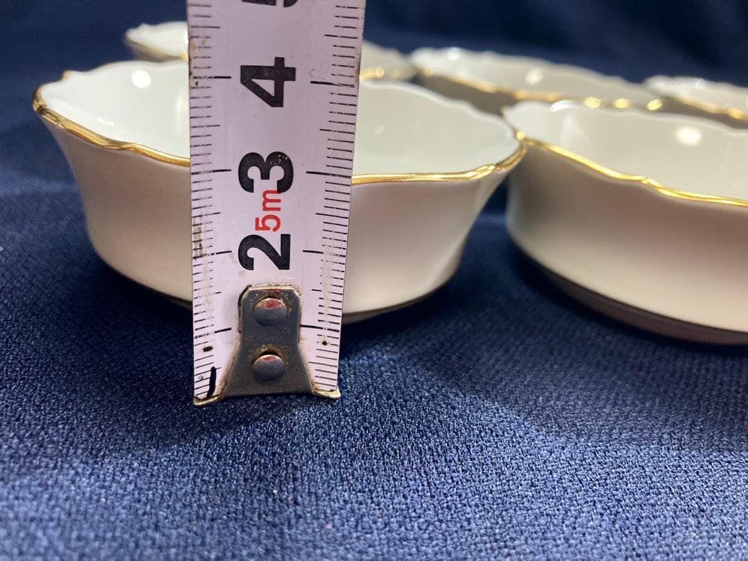 マイセン 歴代 双剣マーク 金彩小皿 /アクアティンタ　ミニトレイ　6枚セット‼️