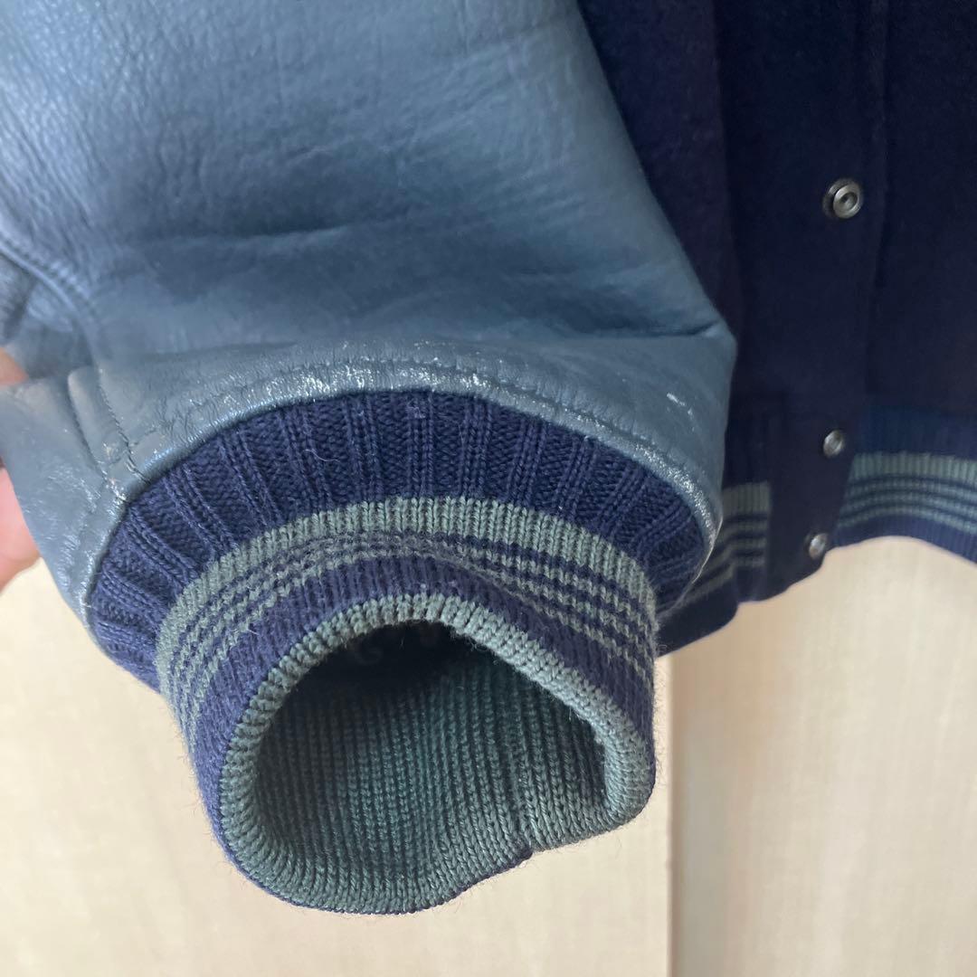 D*g様 【希少】80年代　MEN'S BIGI スタジャン ネイビー/グレー