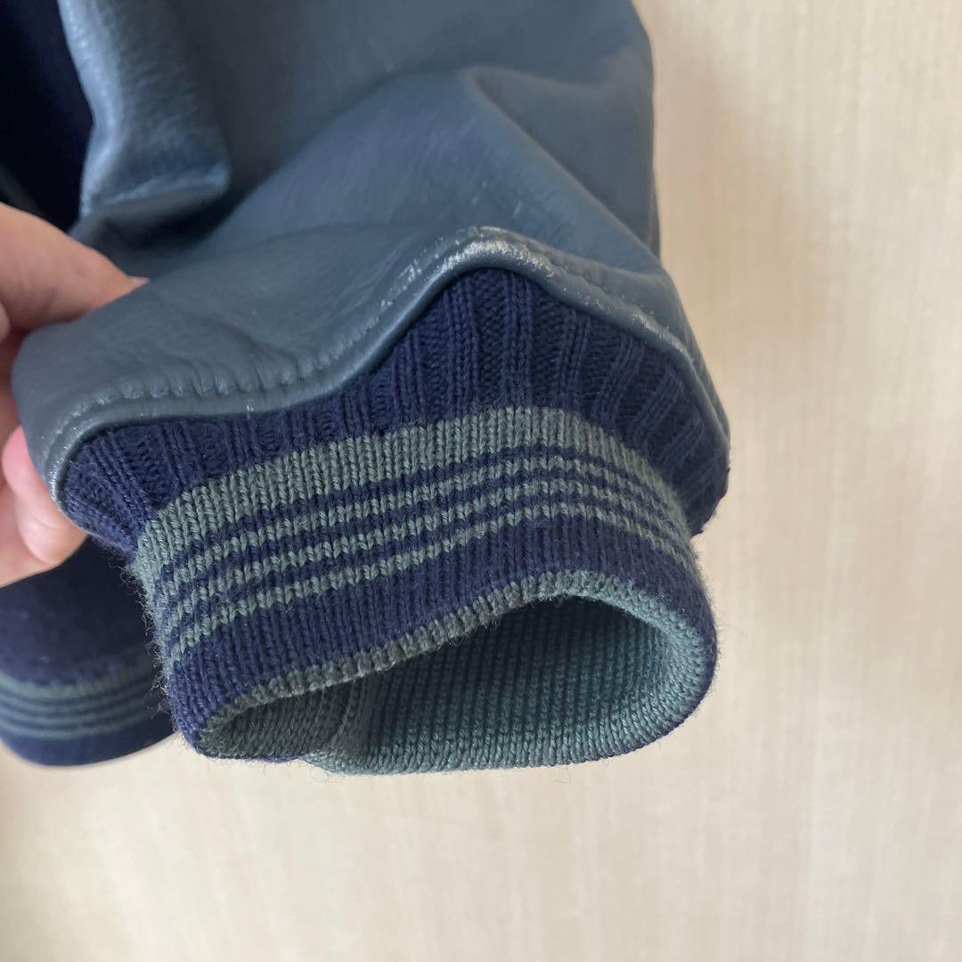 D*g様 【希少】80年代　MEN'S BIGI スタジャン ネイビー/グレー