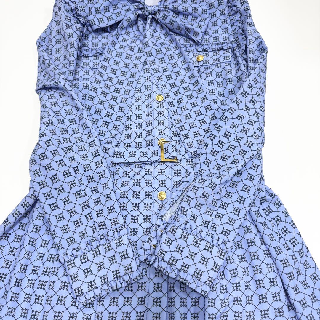 【極美品✨】ダイアグラム　キカチェックプリントドレス　38 2023年