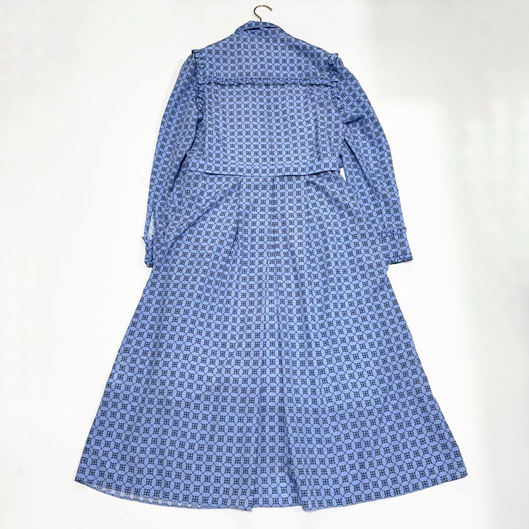 【極美品✨】ダイアグラム　キカチェックプリントドレス　38 2023年