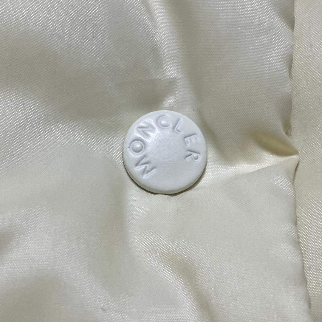 MONCLER モンクレール ダウンベスト サイズ1 クリーム ホワイト