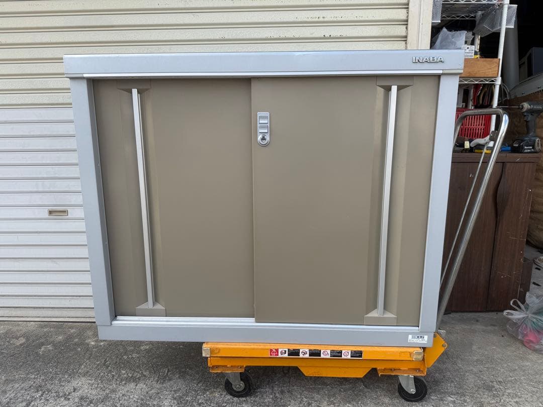 URALA スチール収納ボックス ベージュ 大阪での自宅引き取りのみ、郵送不可