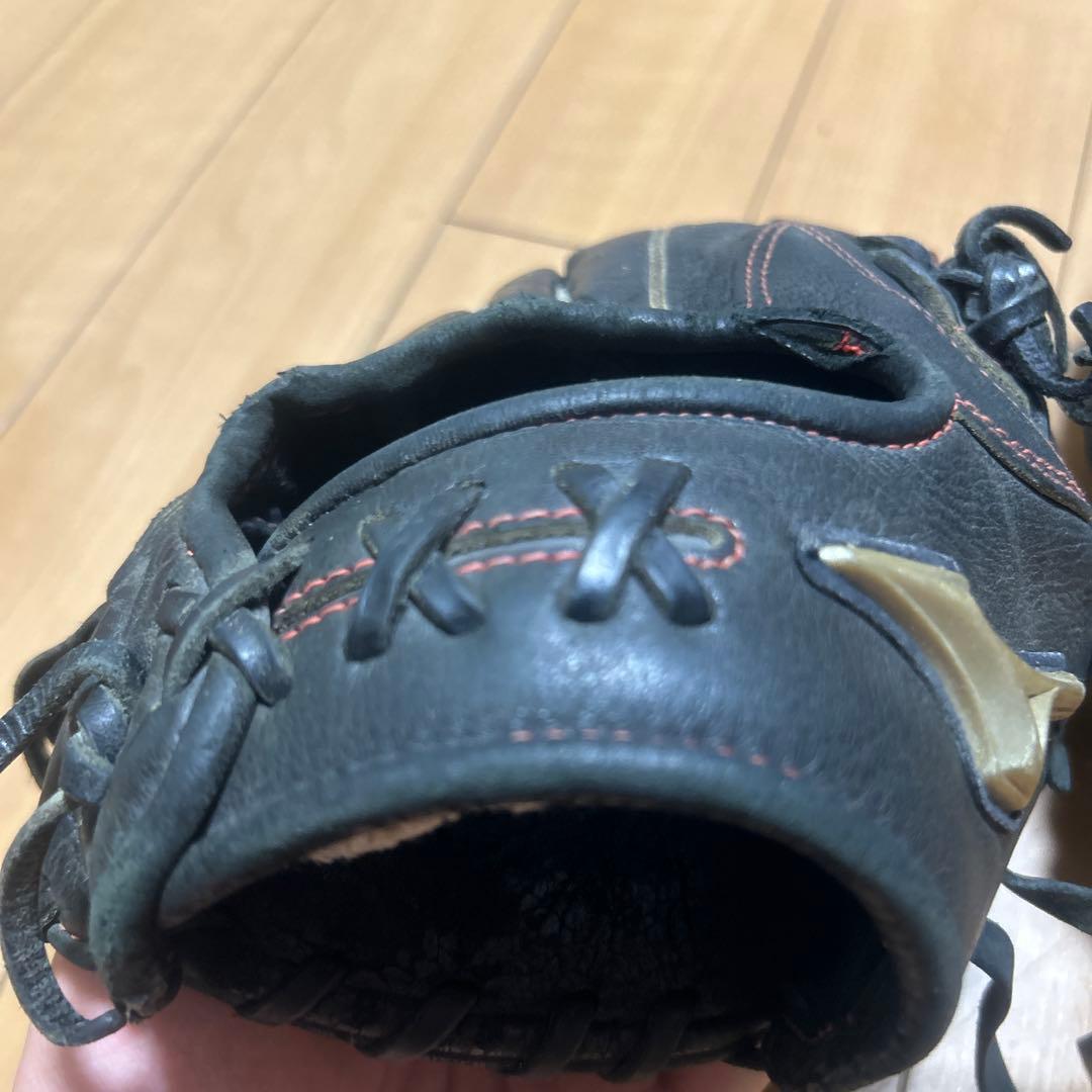 軟式野球グローブ赤黒MIZUNOグローブ3個セット