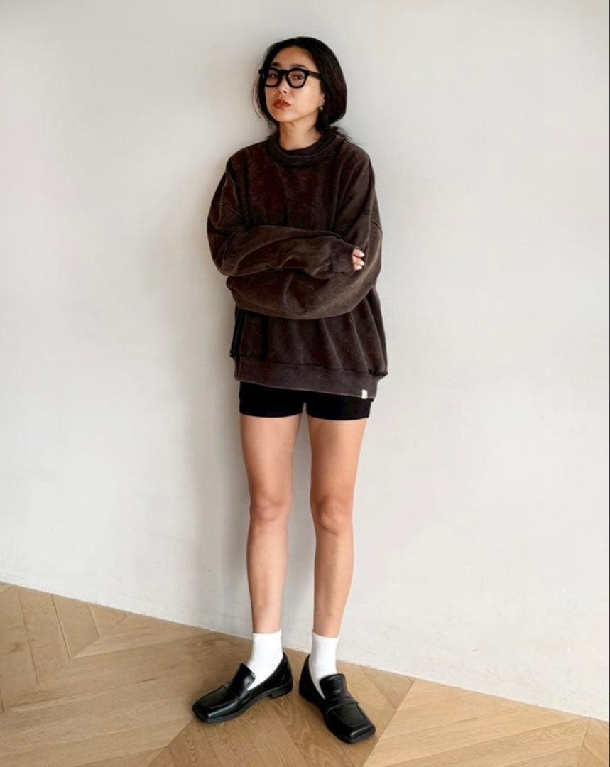 【SeaRoomlynn】スカートwithハーフレギンス/ブラック/完売商品