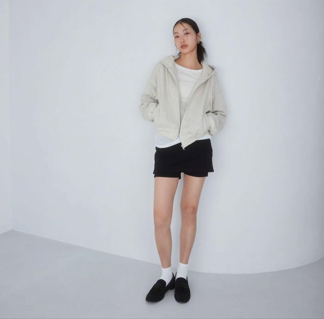 【SeaRoomlynn】スカートwithハーフレギンス/ブラック/完売商品