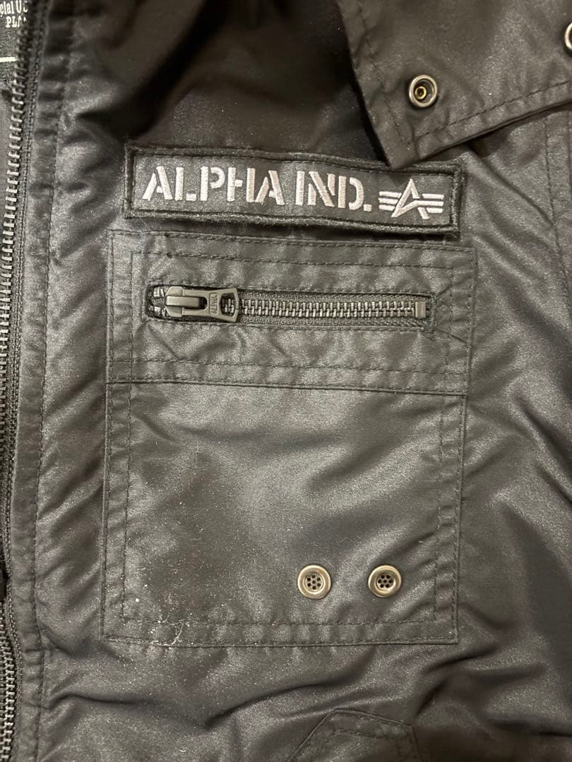 ヨ*ツ様 【美品】ALPHA INDUSTRIES ファー付フライトジャケット