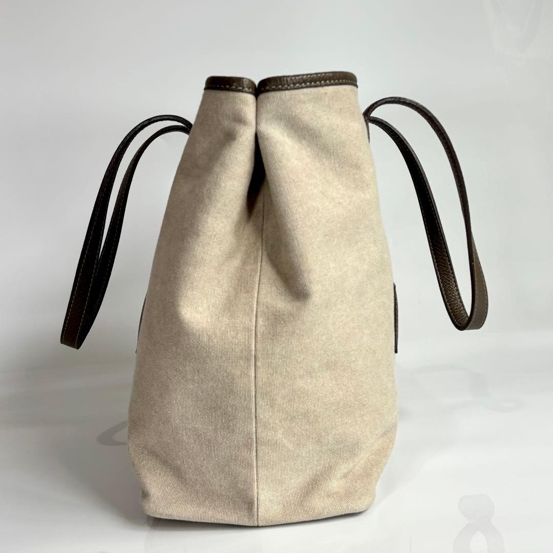 美品 イアクッチ ソルベット ML トートバッグ ベージュ ブラウン 大容量