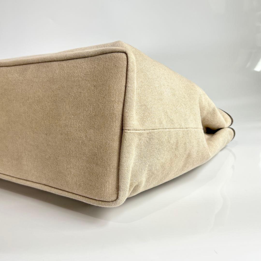 美品 イアクッチ ソルベット ML トートバッグ ベージュ ブラウン 大容量