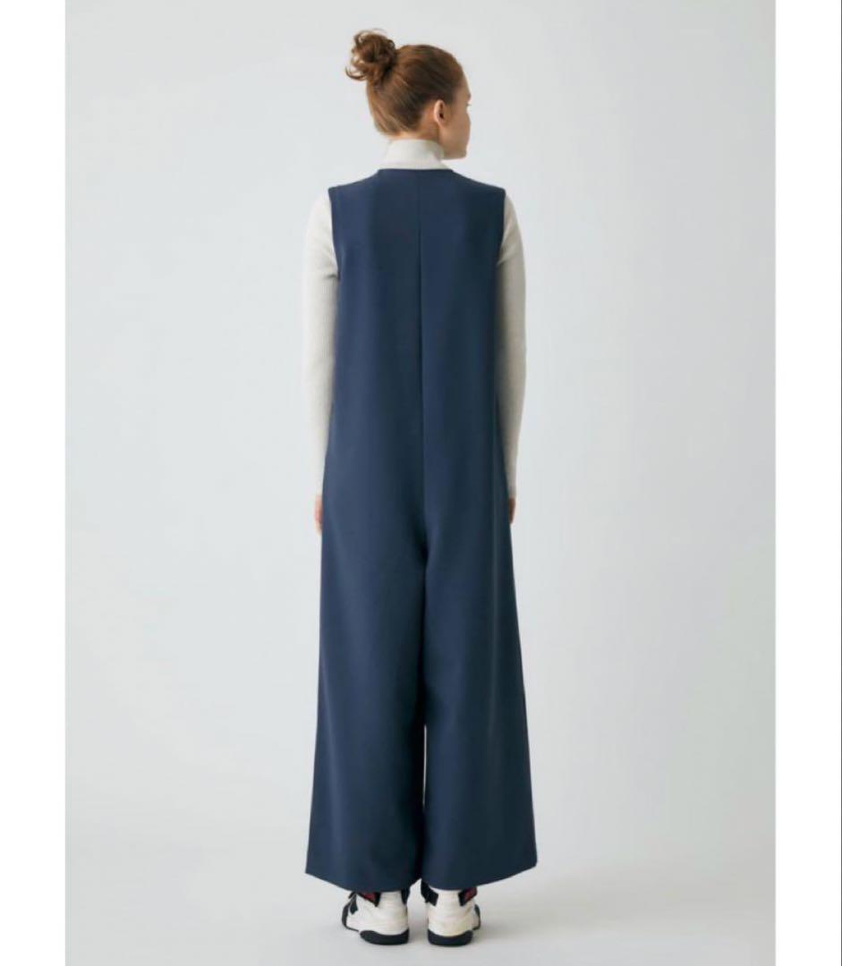 希少✨2022年✨エンフォルド　オールインワン　リブニット　ハイネック　異素材