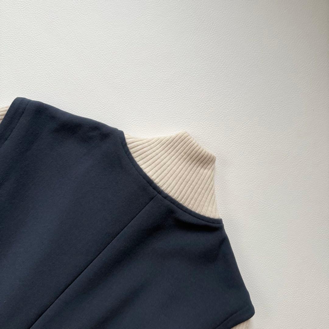 希少✨2022年✨エンフォルド　オールインワン　リブニット　ハイネック　異素材