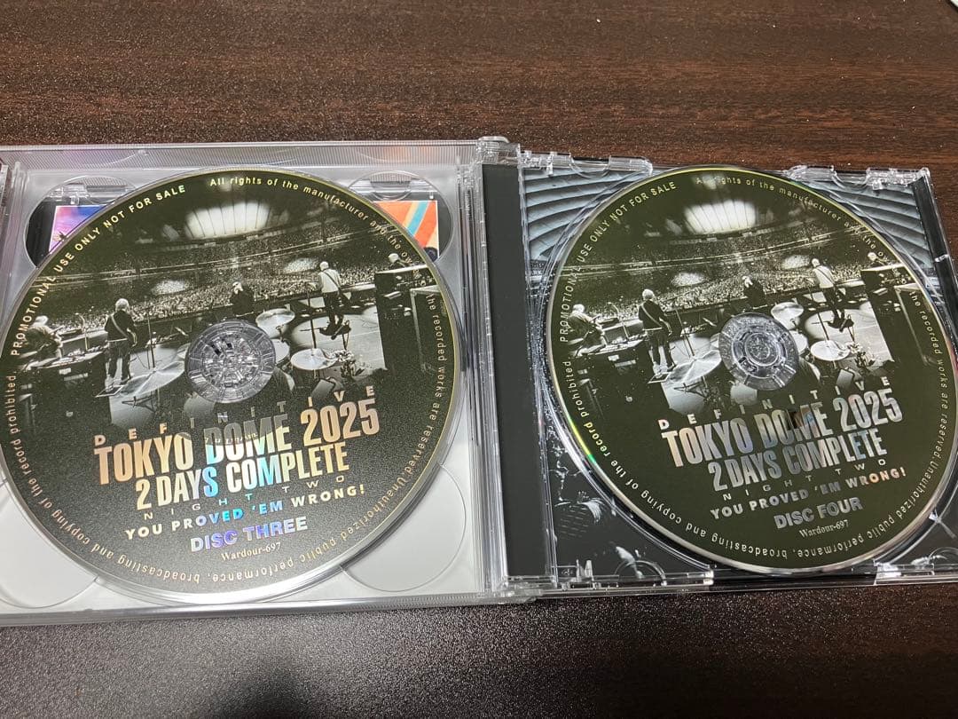 Oasis live '25 Definitive Tokyo特典付プレスCD