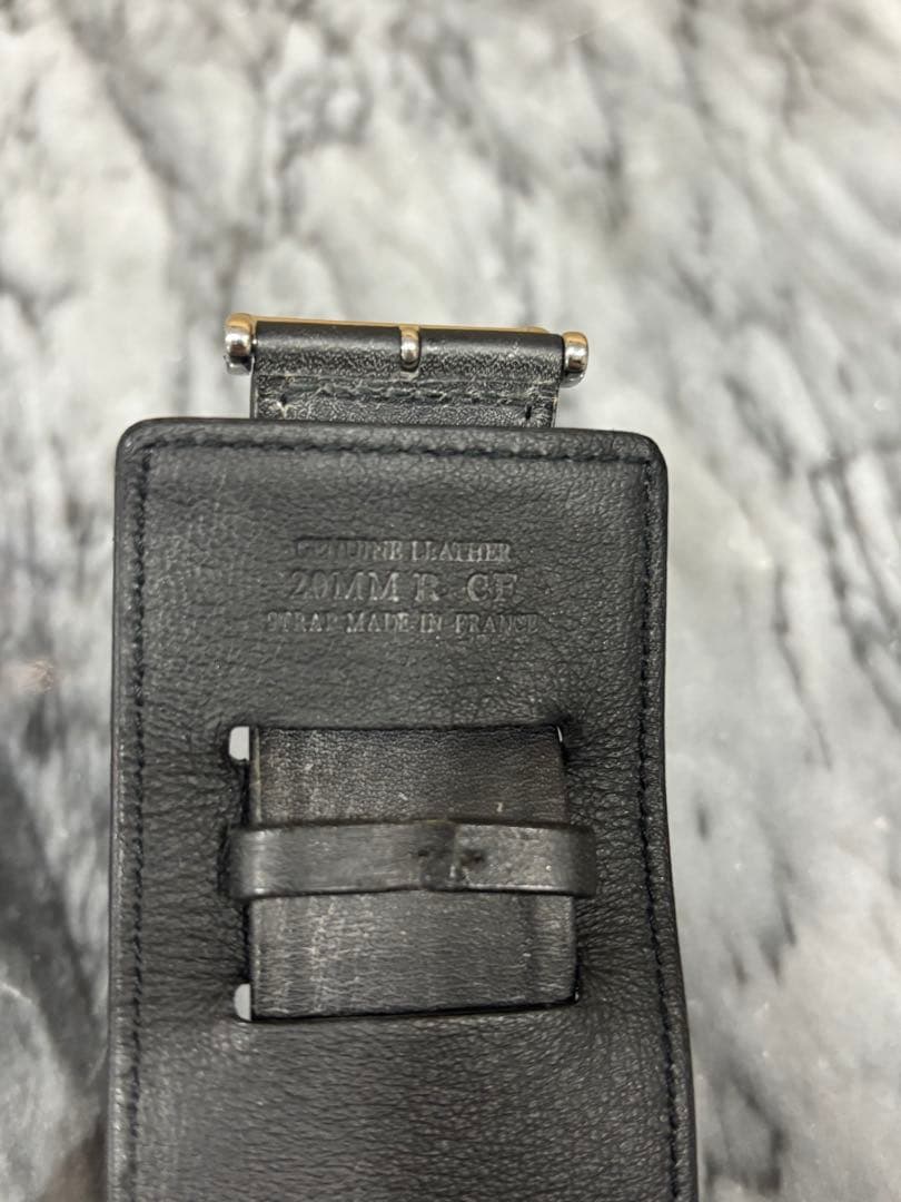 GUCCI 腕時計 7700M レザーベルト 黒