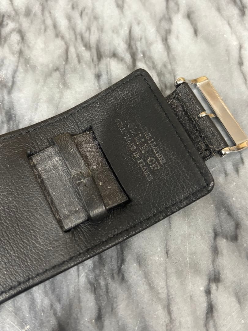 GUCCI 腕時計 7700M レザーベルト 黒