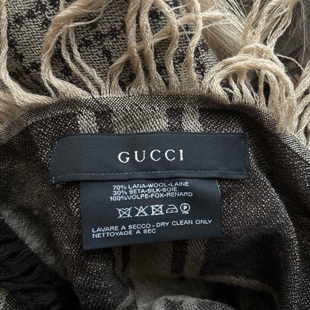 GUCCI フォックスファーストール