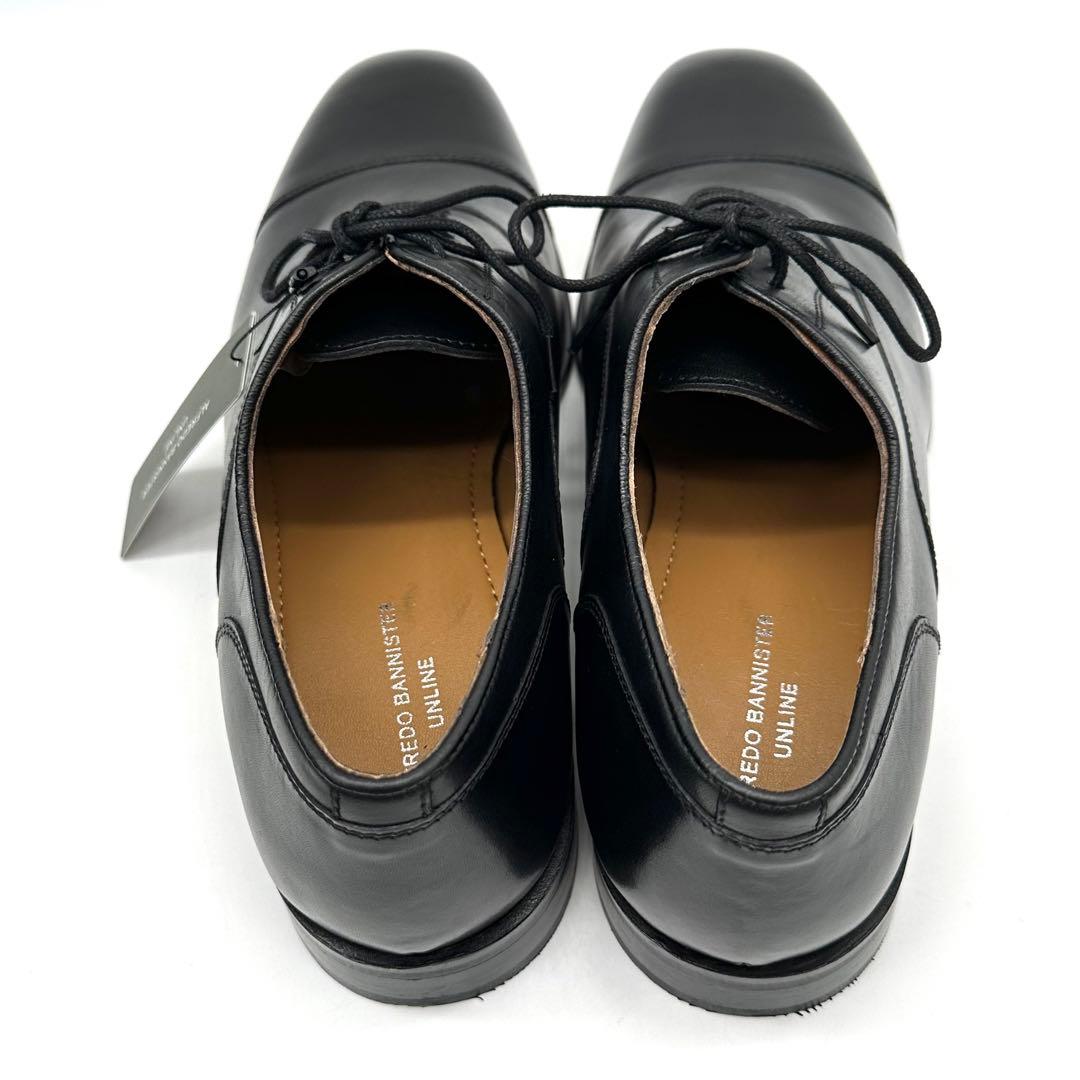 〈新品〉alfredoBANNISTER【27.5cm】ストレートチップ 黒