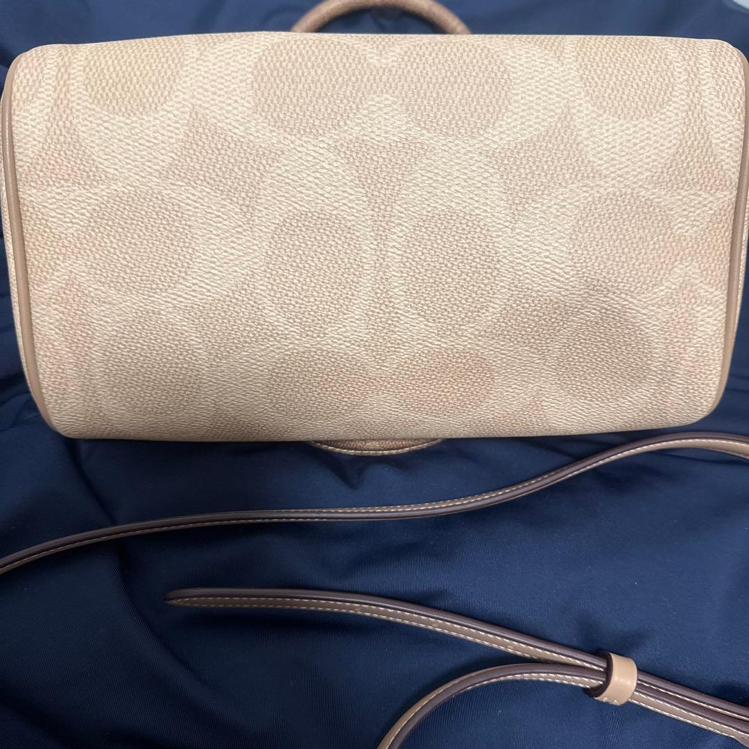COACH ショルダーバッグ ベージュ レザー