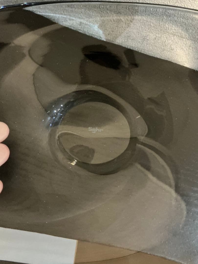 未使用　スガハラ　sghr　 変形プレート　プレート　ガラスプレート　2枚