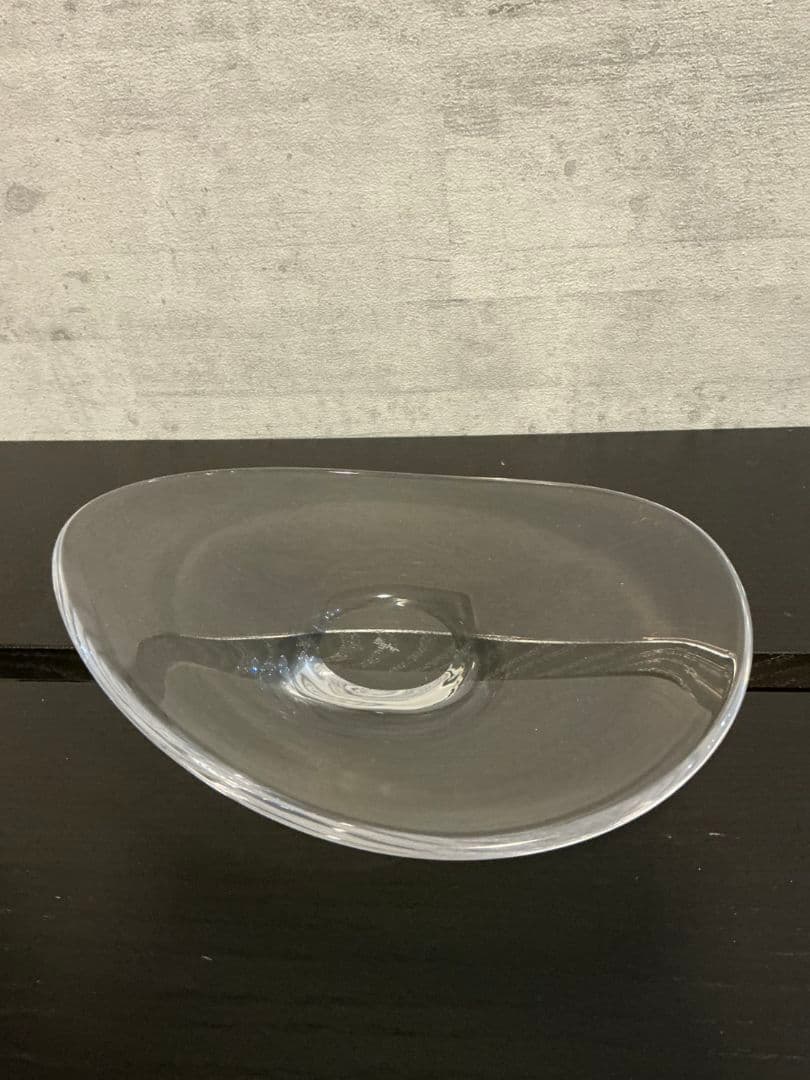 未使用　スガハラ　sghr　 変形プレート　プレート　ガラスプレート　2枚