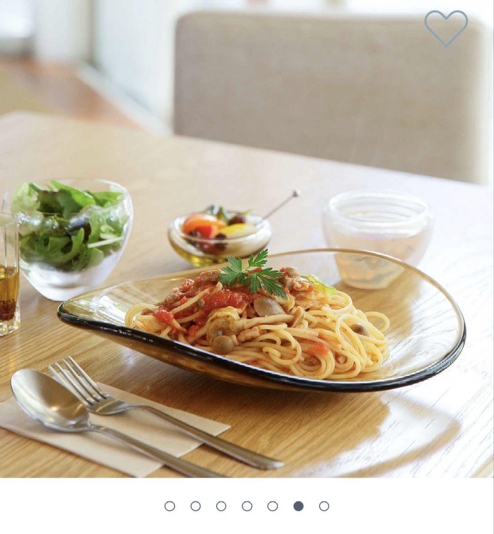 未使用　スガハラ　sghr　 変形プレート　プレート　ガラスプレート　2枚