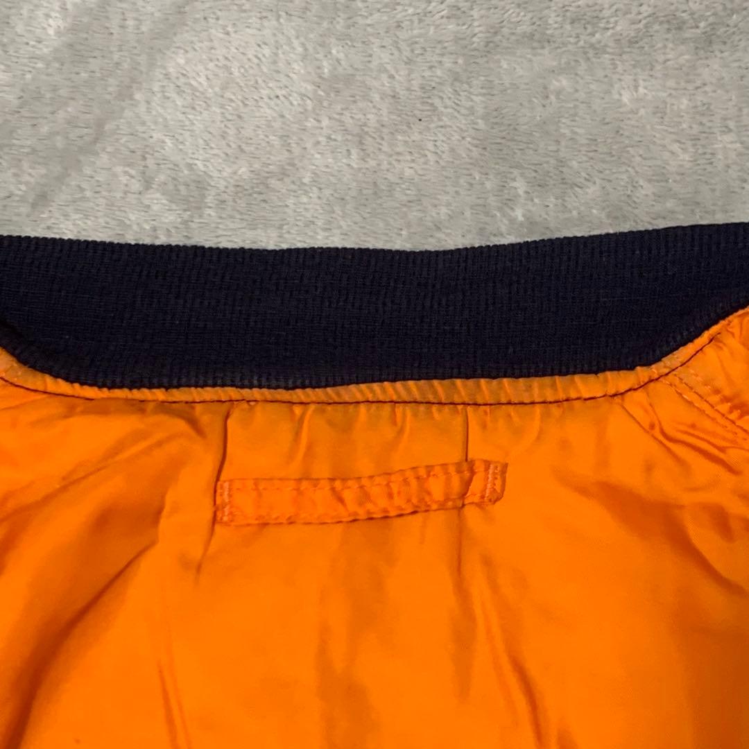 90s ALPHA MA-1フライトジャケット USA製 IDEAL XL 紺色