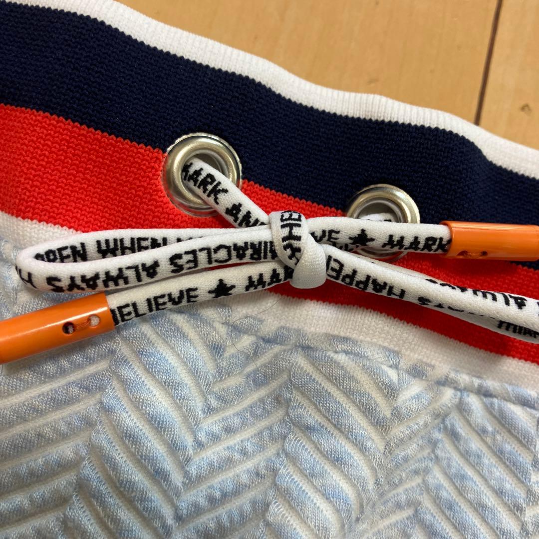 マークアンドロナ　MARK&LONA スカート　水色　ヘリンボーン　40サイズ