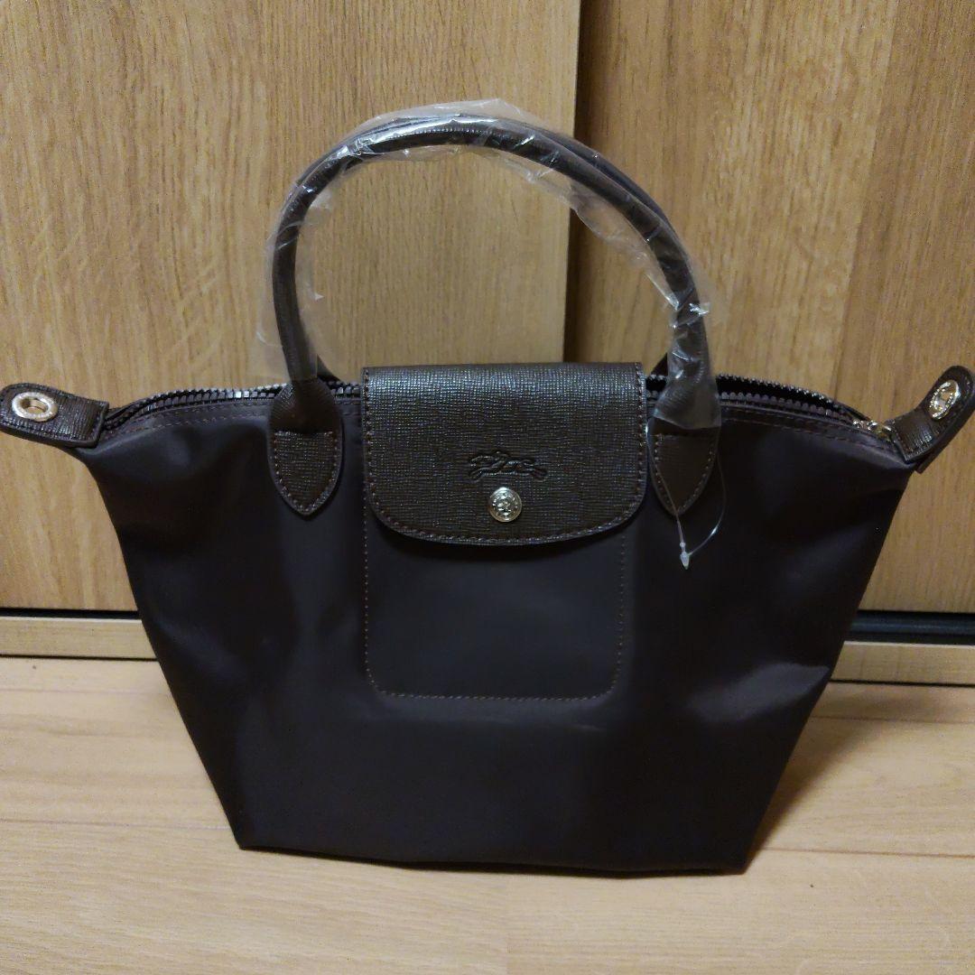 Longchamp ネオ ショルダーバッグ S チョコ