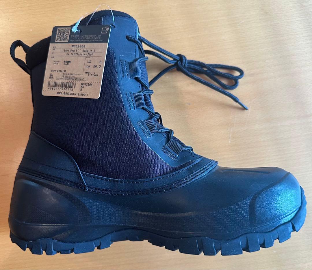 新品THE NORTH FACE ブラック ブーツ26cm