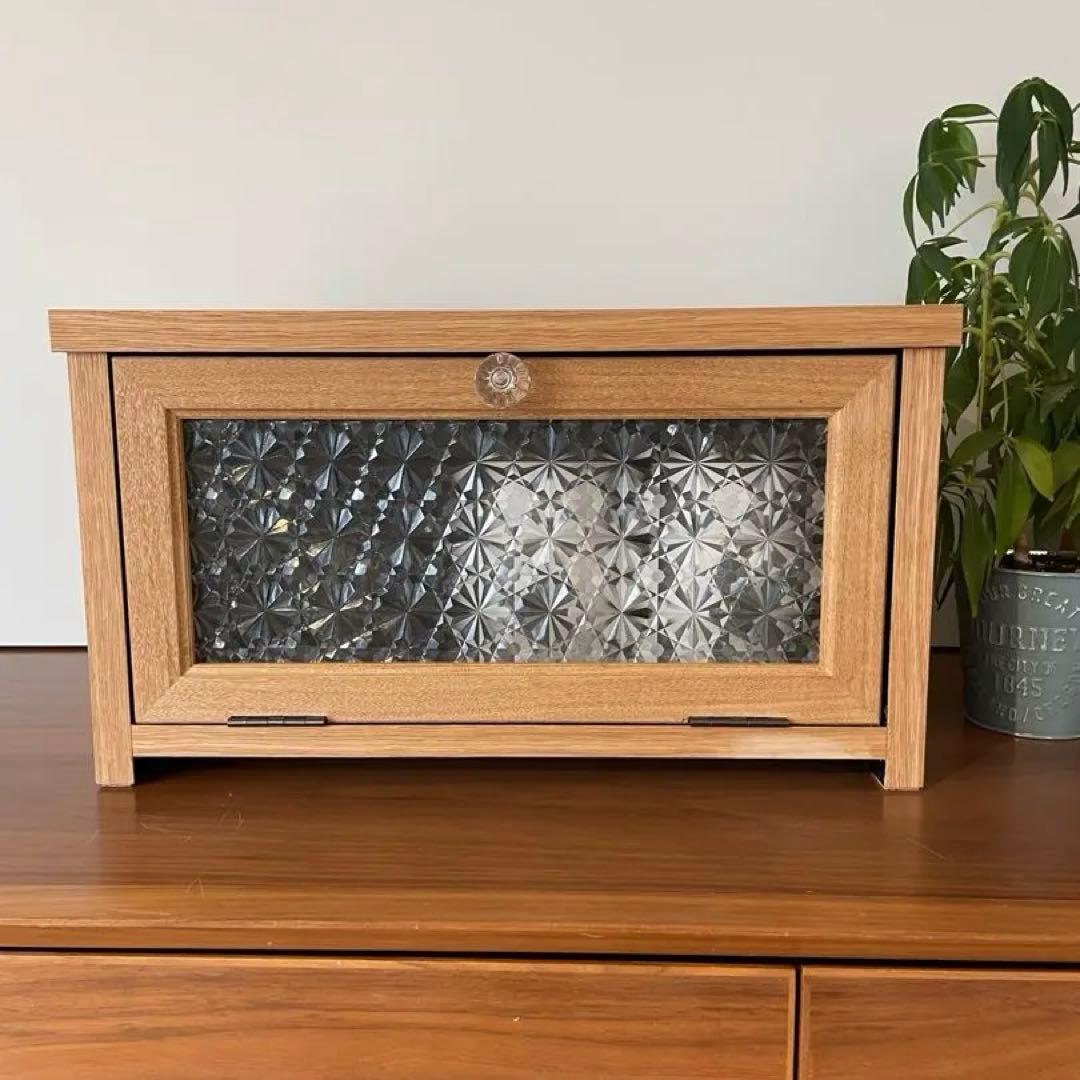 家具職人が作るレトロなブレッドケース　ホワイトオーク