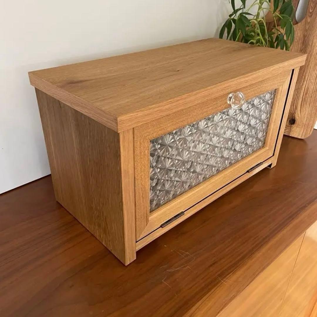 家具職人が作るレトロなブレッドケース　ホワイトオーク