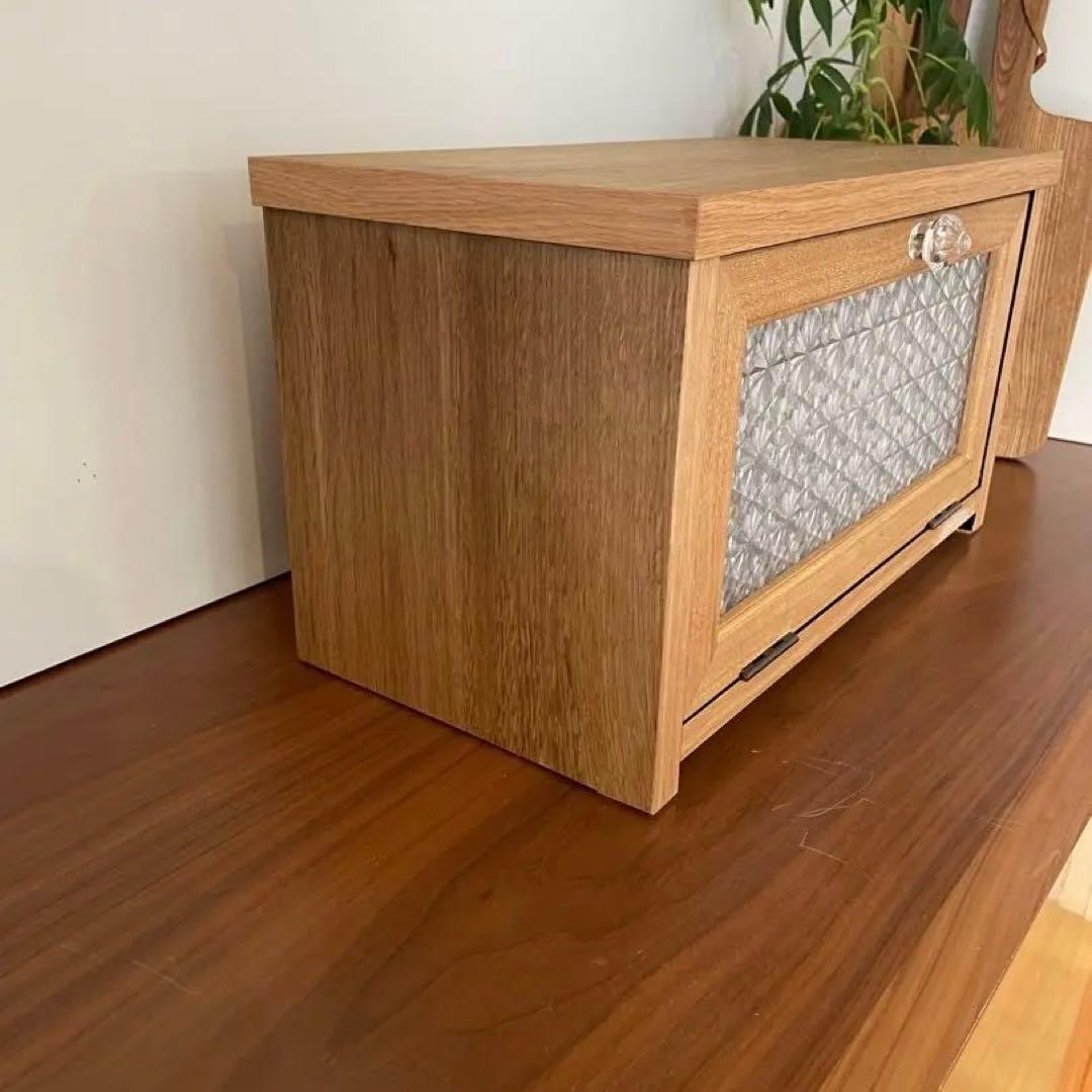 家具職人が作るレトロなブレッドケース　ホワイトオーク