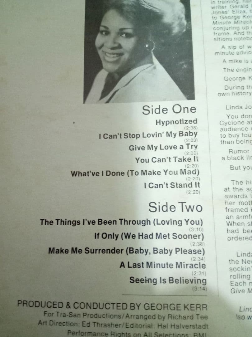 Linda Jones　SOUL レアグルーヴ　サンプリング