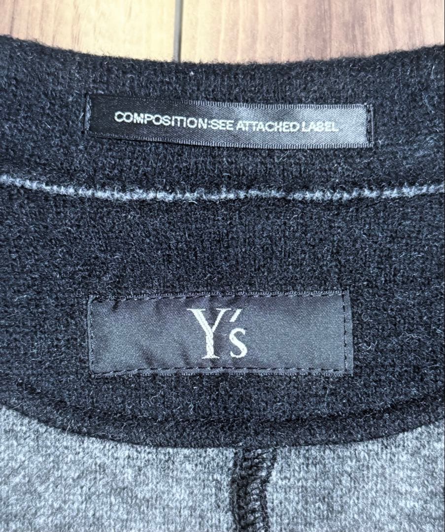 Y's ワイズ ヨウジヤマモト ブラック テーラードジャケット レディース