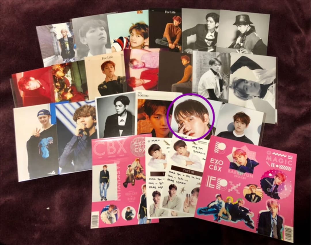 最終値下げ ベッキョン グッズ トレカ ポストカード EXO