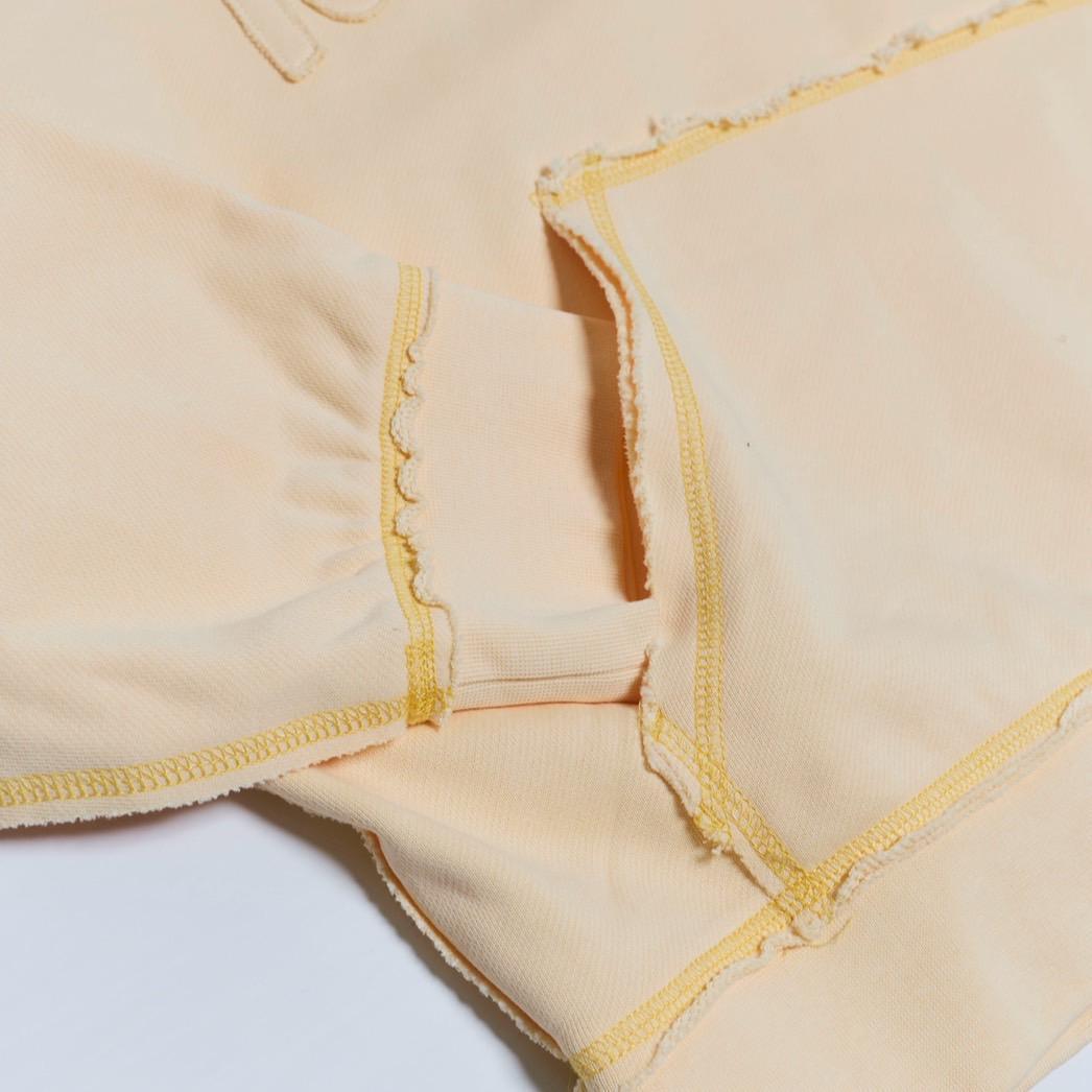 即完売品 新品 仲里依紗 Re. アールイードット 生地ロゴフーディー イエロー