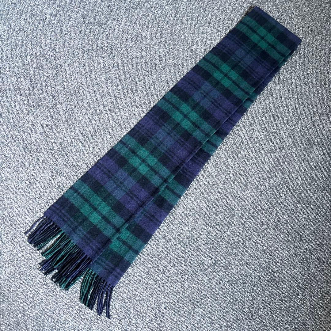 Johnstons✳︎ジョンストンズのマフラー✳︎ブラックウォッチ✳︎正規品ほぼ新品✳︎