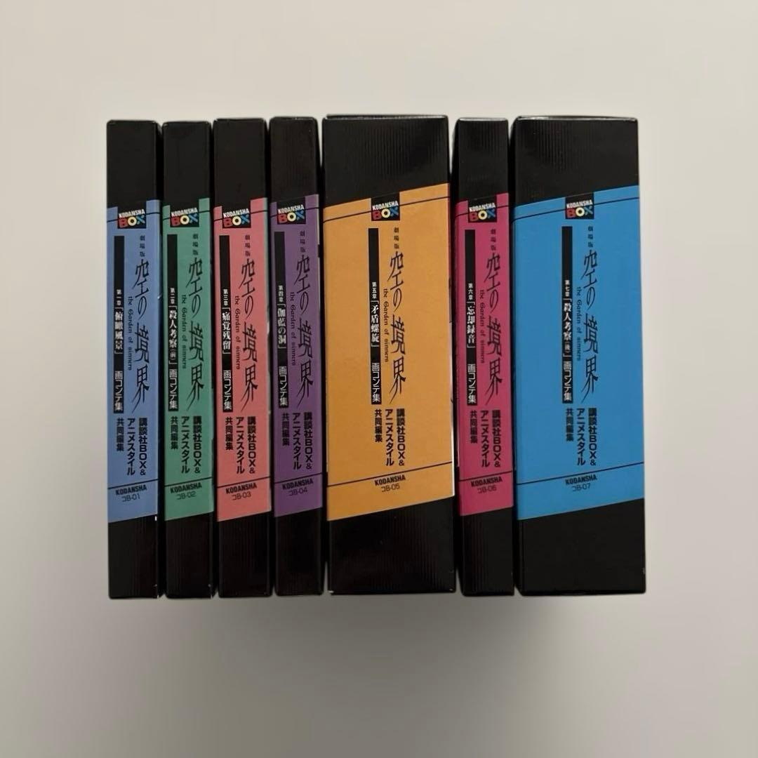 【全巻初版・貴重セット】空の境界 画コンテ集 全巻セット