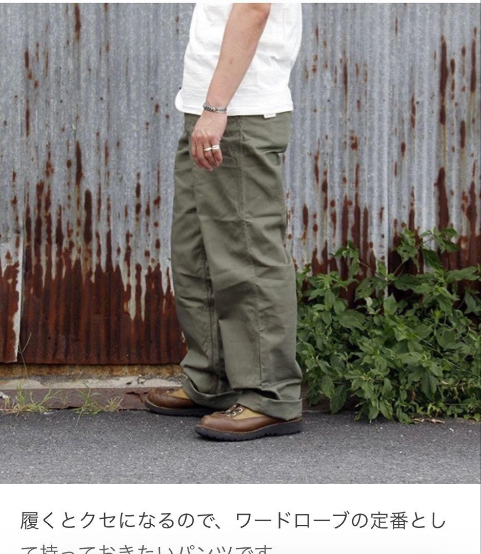 TOPAZ ヘリンボーンツイルトラウザー　ミリタリーパンツ　W32