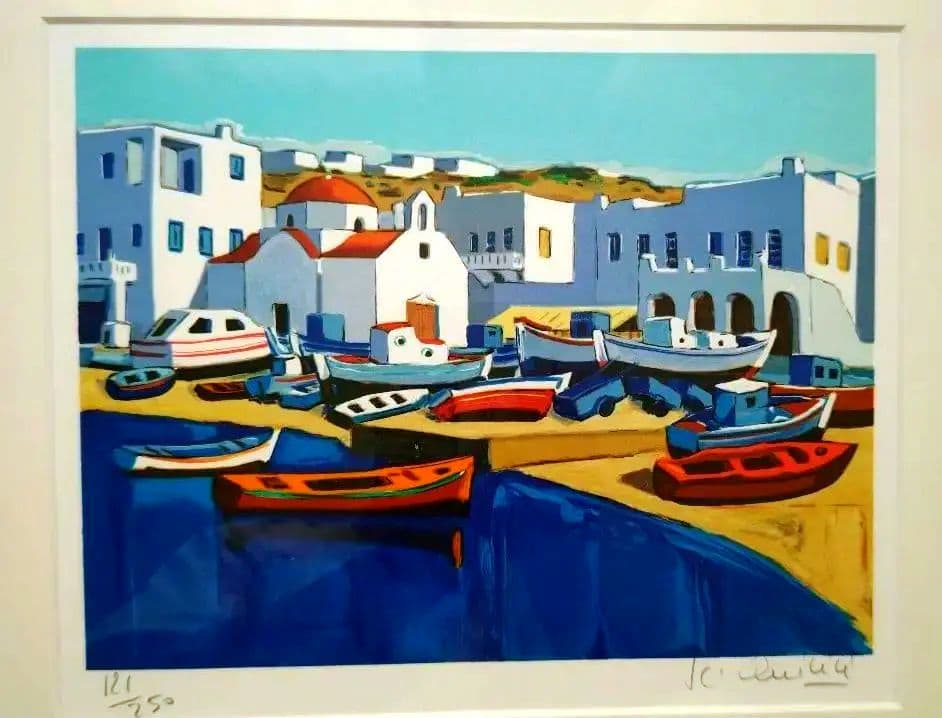 特価◯絵画　シルクスクリーン版画　額装品