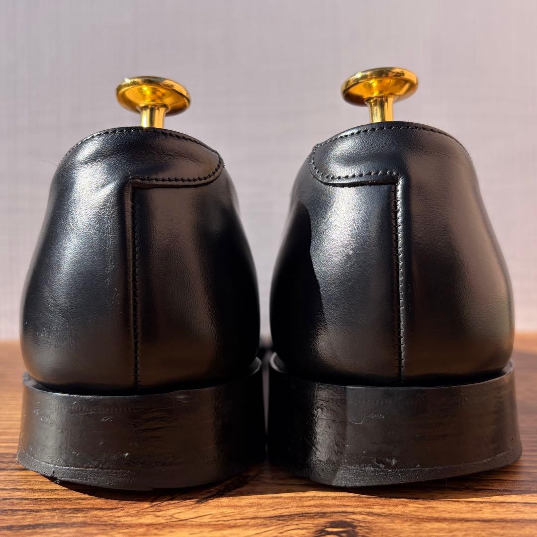 チーニー ロイドフットウェア別注 ストレートチップ UK7 黒 内羽根 革靴