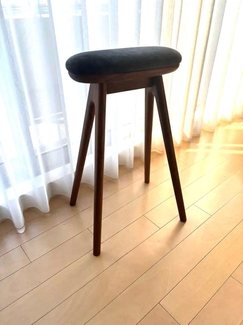 ナガノインテリア　キッチンスツール　コッペ　木製　ミヤモト家具　SOLID