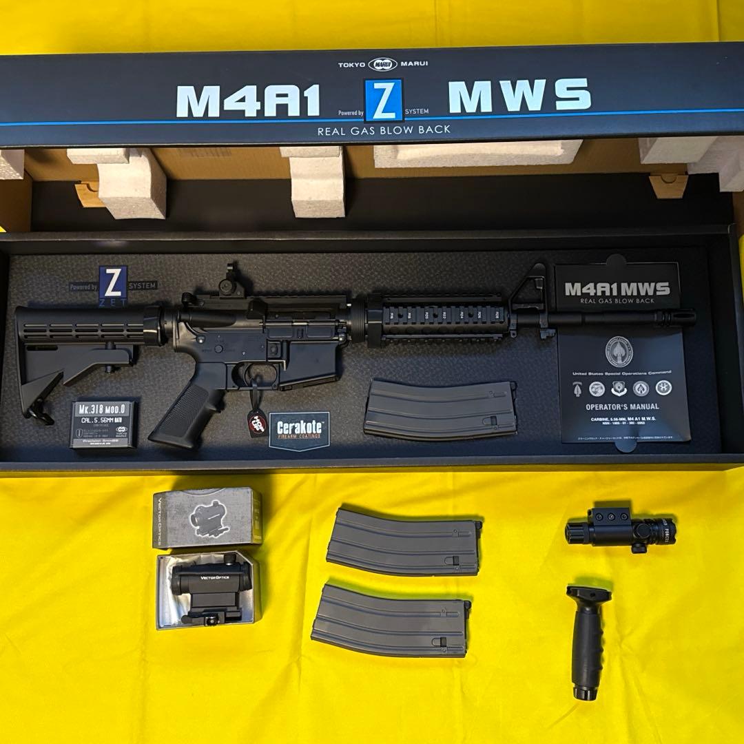 東京マルイ　M4A1 MWS （オプションパーツ付き）