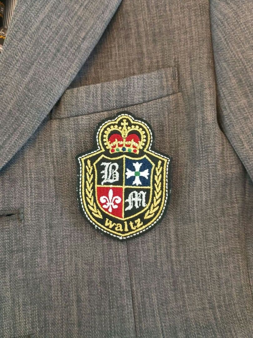 フォーマルスーツ 120cm グレー チェック柄　4点セット