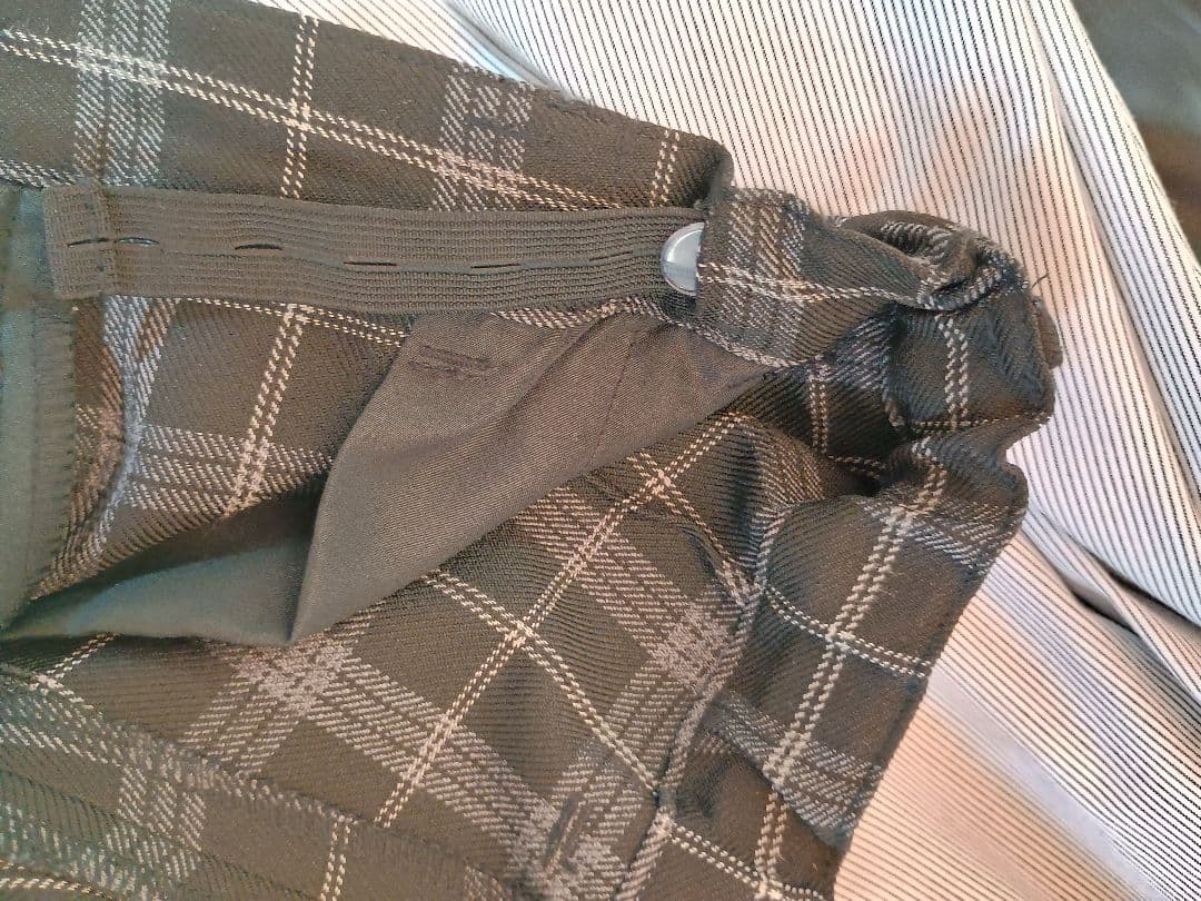 フォーマルスーツ 120cm グレー チェック柄　4点セット