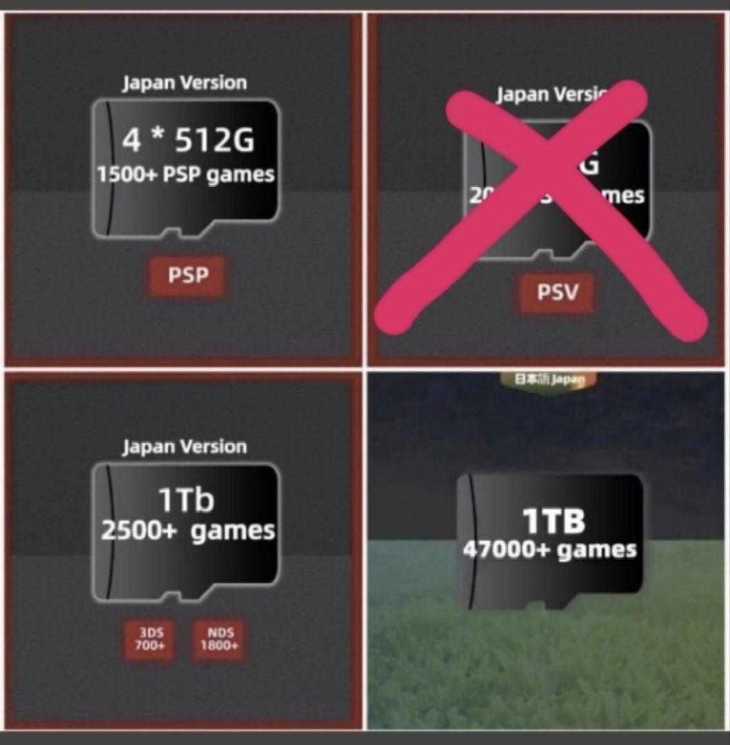 AnbernicRG556日本語ハンドヘルドゲームandroid中華HDD8TB