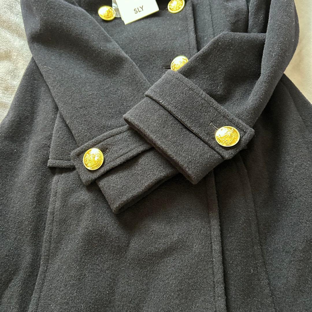 SLY スライ ベビドンコート サイズ2 (M) 安室奈美恵 タグ付き カシミヤ