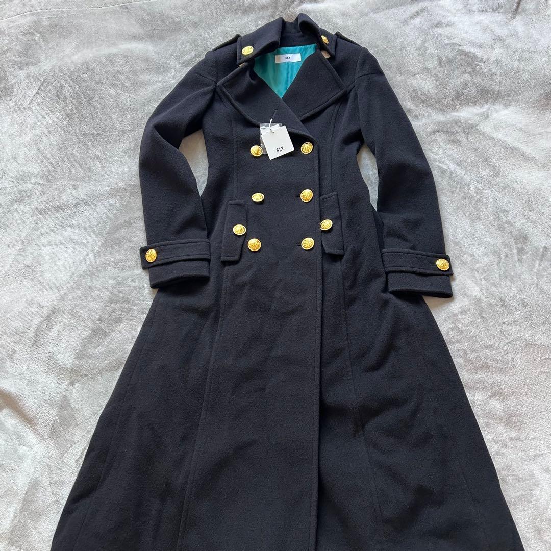 SLY スライ ベビドンコート サイズ2 (M) 安室奈美恵 タグ付き カシミヤ