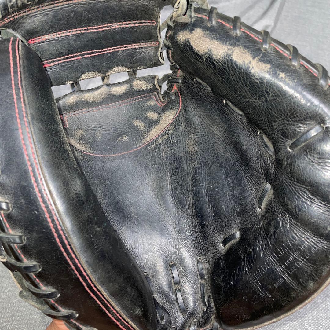 ハタケヤマ硬式用キャッチャーミット 黒